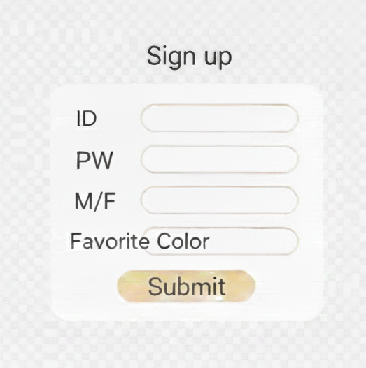 회원가입 입력폼 이미지
